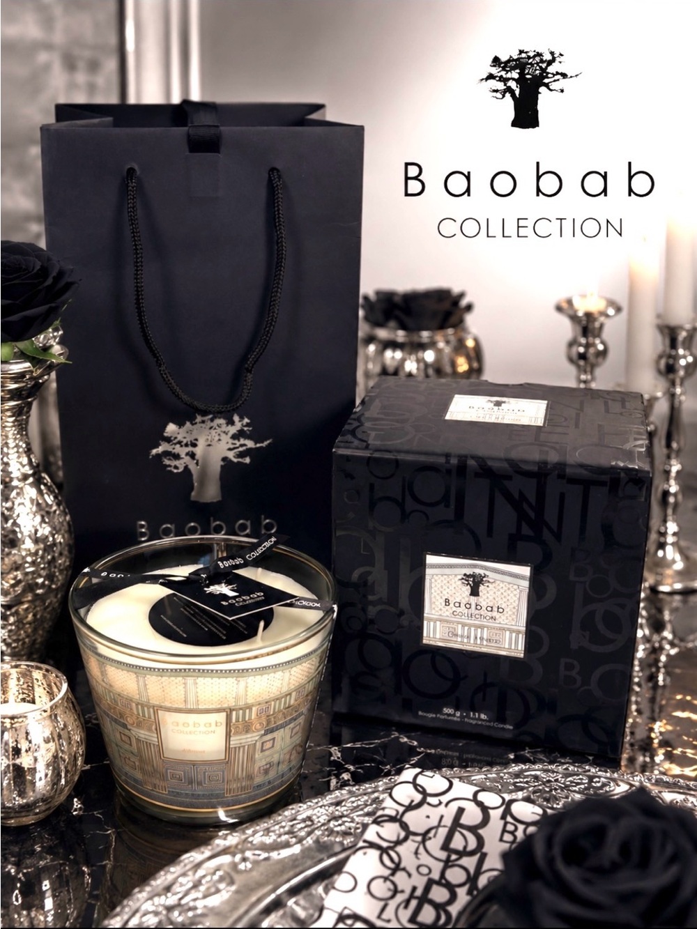 Baobab Collection Cities Athens Candle Lavender - Cedarwood - Lemon